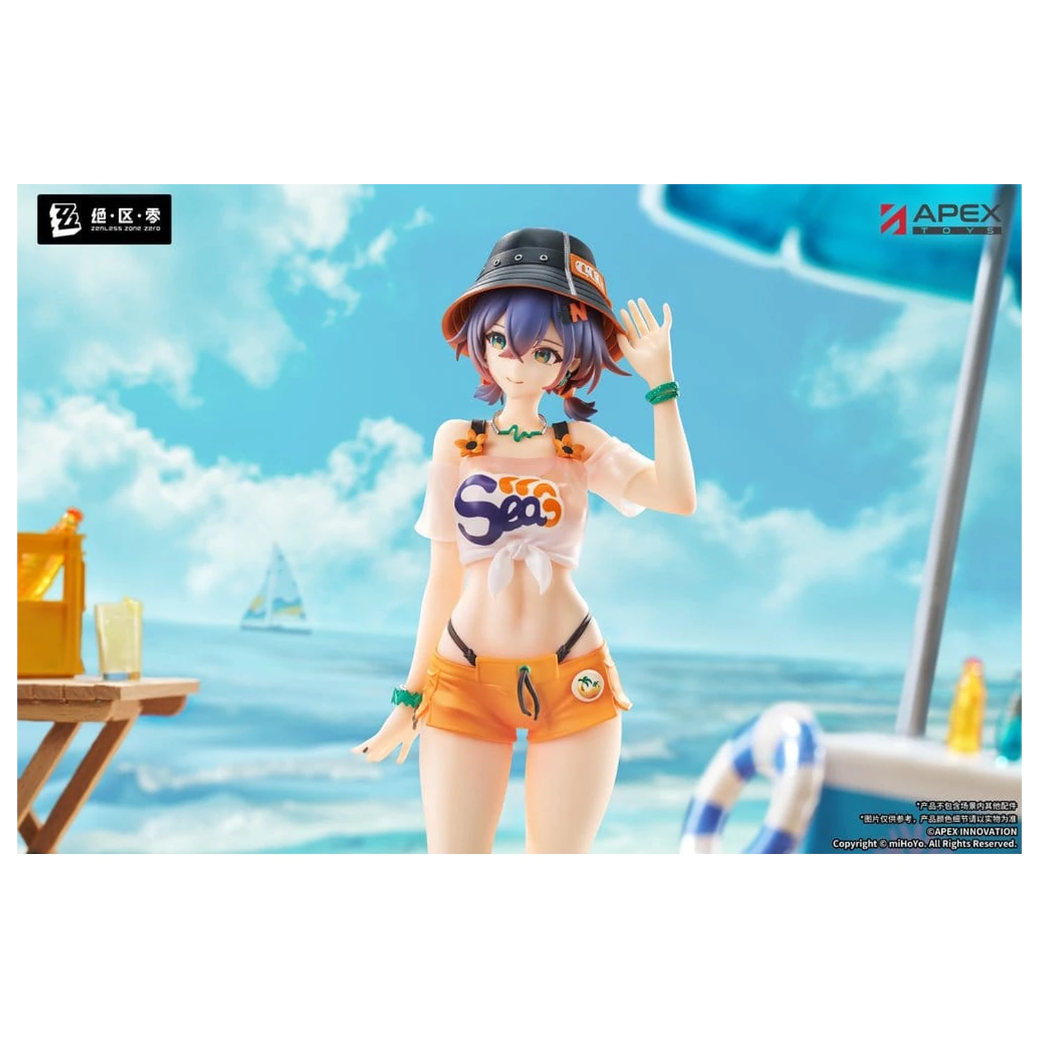 Zenless Zone Zero Limpie Series 1/8 Belle Summer Skies Ver. PVC figura 22 cm termékfotó