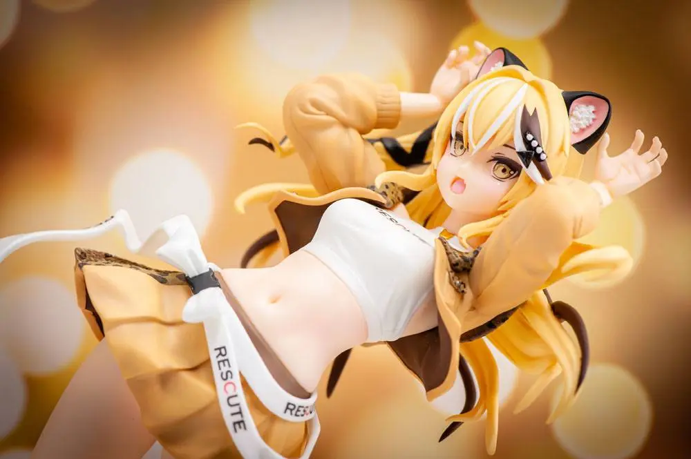 Zetsumetsukigudan 1/7 Rescue No. 15 Shi Hu - Leopard Cat PVC szobor figura 23 cm termékfotó