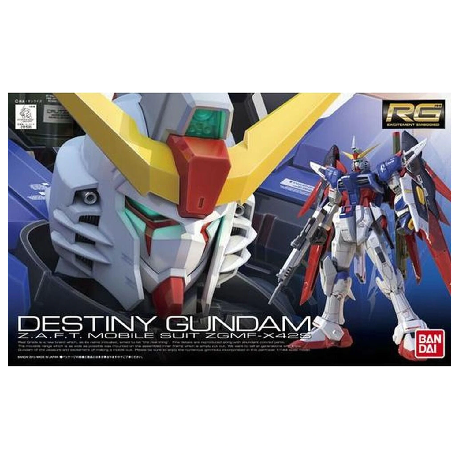 ZGMF-X42S Destiny Gundam modell készlet RG 1/144 termékfotó