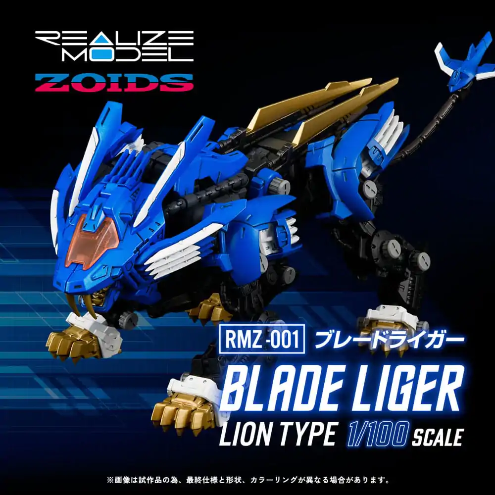 Zoids 1/100 RMZ-001 Blade Liger Műanyag modell készlet 25 cm termékfotó