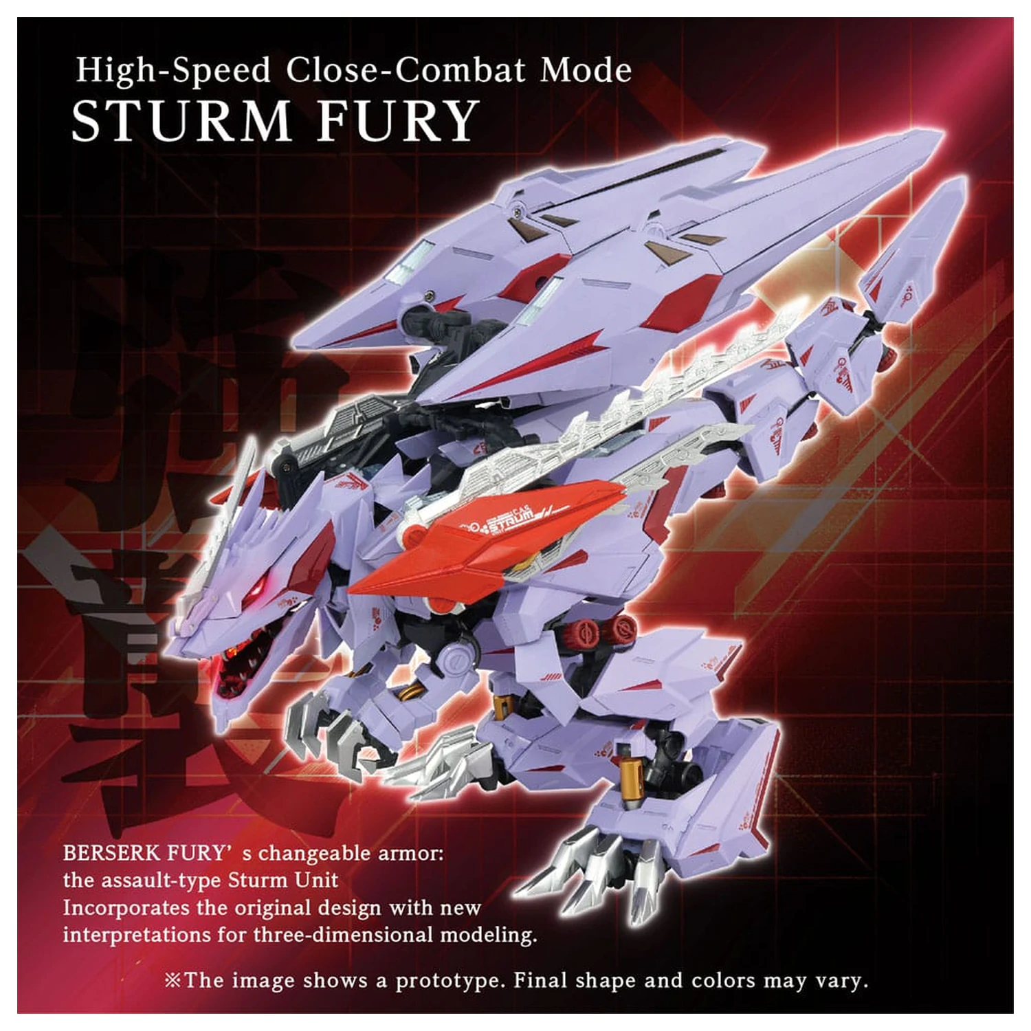 Zoids AM-Z01CP Berserk Fury Sturm & Jagd Unit modell készlet kiegészítő csomag  termékfotó
