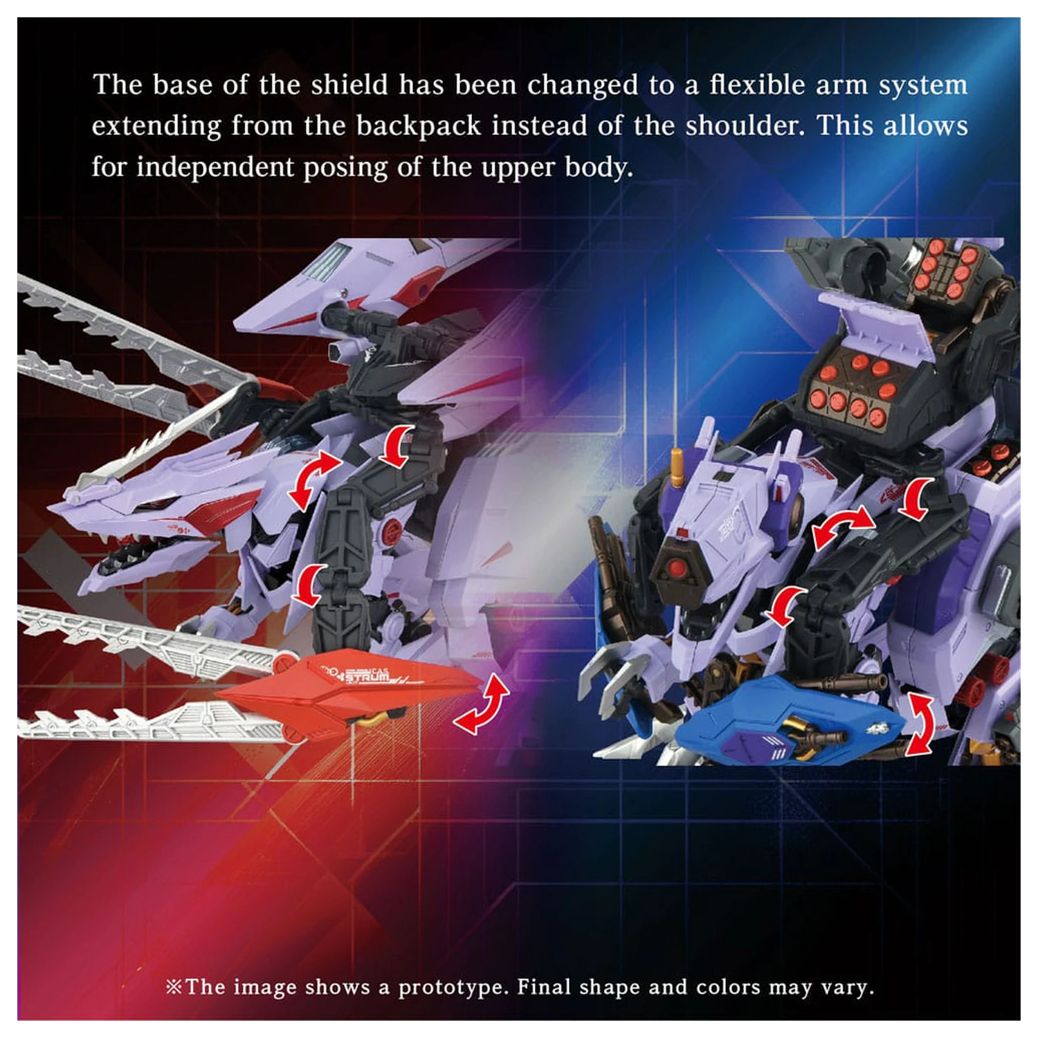 Zoids AM-Z01CP Berserk Fury Sturm & Jagd Unit modell készlet kiegészítő csomag  termékfotó