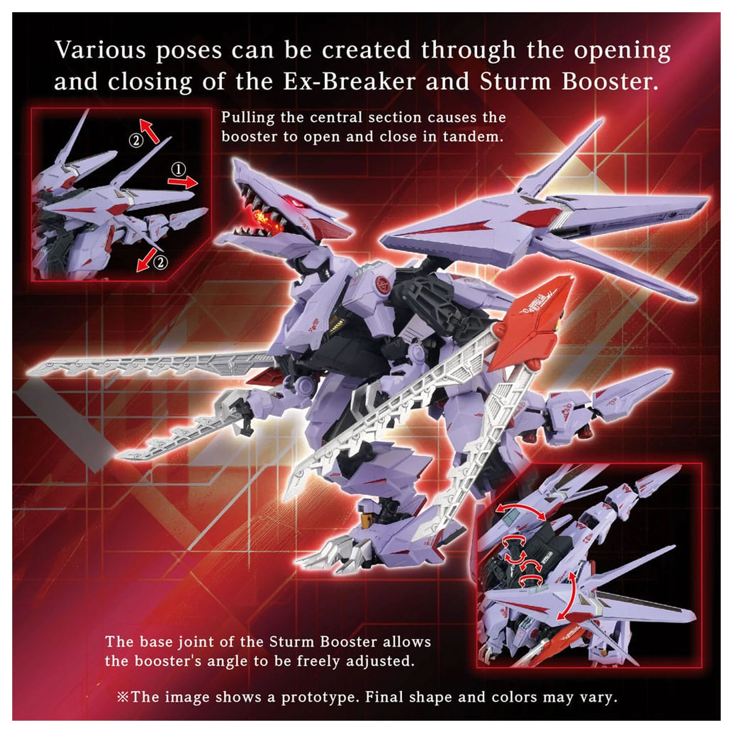 Zoids AM-Z01CP Berserk Fury Sturm & Jagd Unit modell készlet kiegészítő csomag  termékfotó
