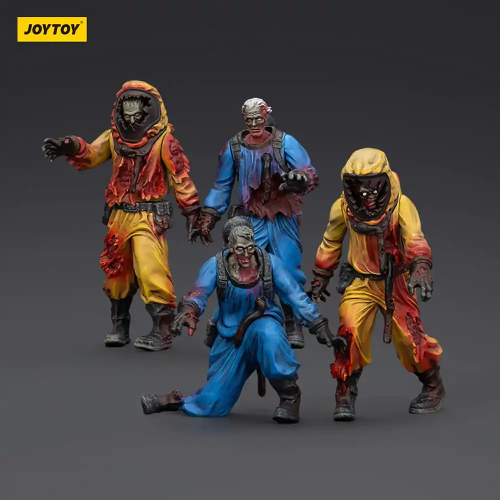 Zombie Dark Source Biochemical Lab Team 4 db-os akciófigura csomag 8 cm termékfotó