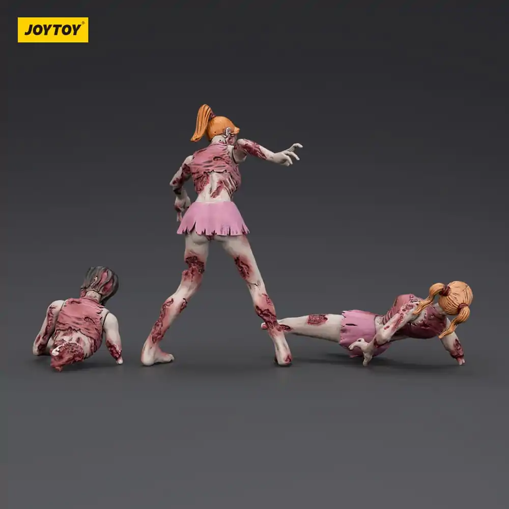 Zombie Dark Source Cheer Leaders 3 db-os akciófigura csomag 8 cm termékfotó
