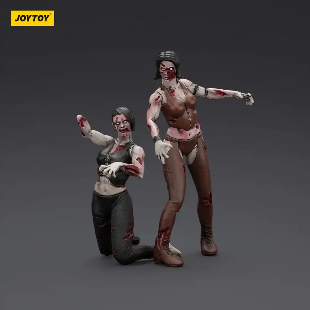 Zombie Dark Source Female wrestlers 2 db-os akciófigura csomag 8 cm termékfotó
