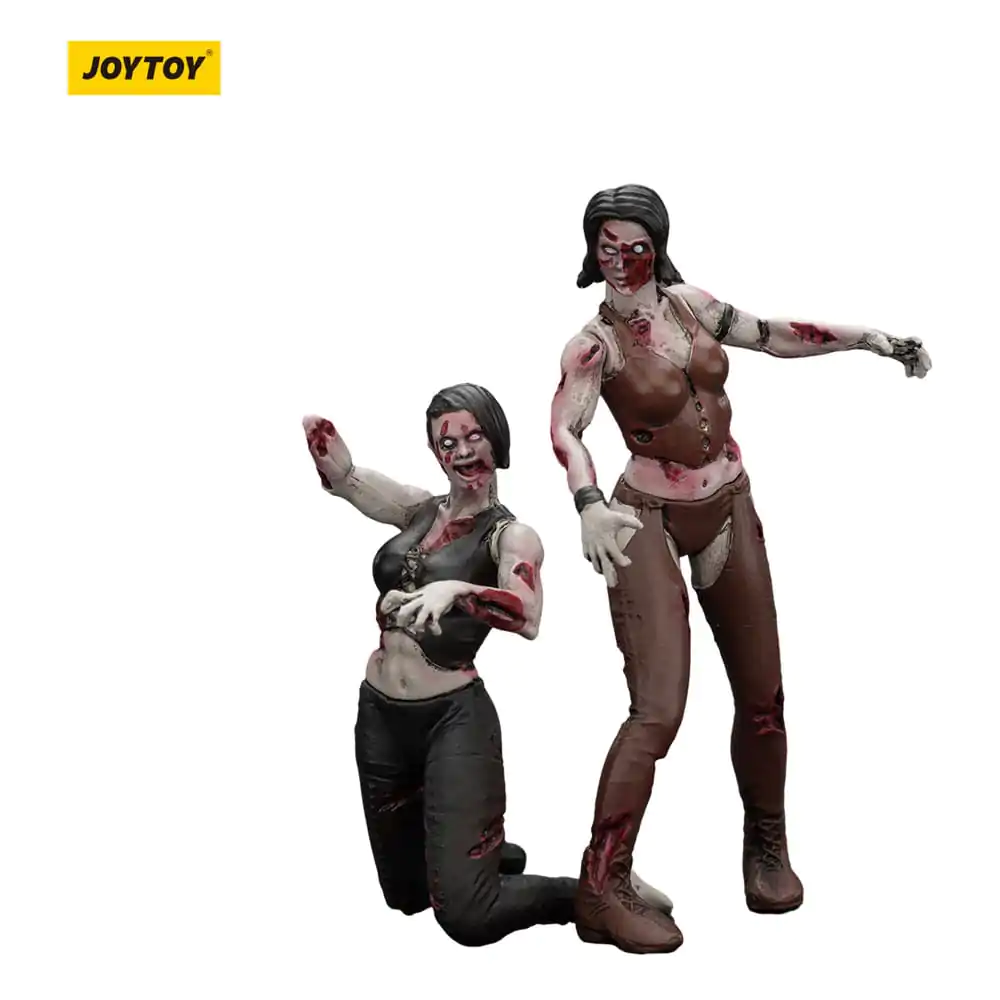 Zombie Dark Source Female wrestlers 2 db-os akciófigura csomag 8 cm termékfotó