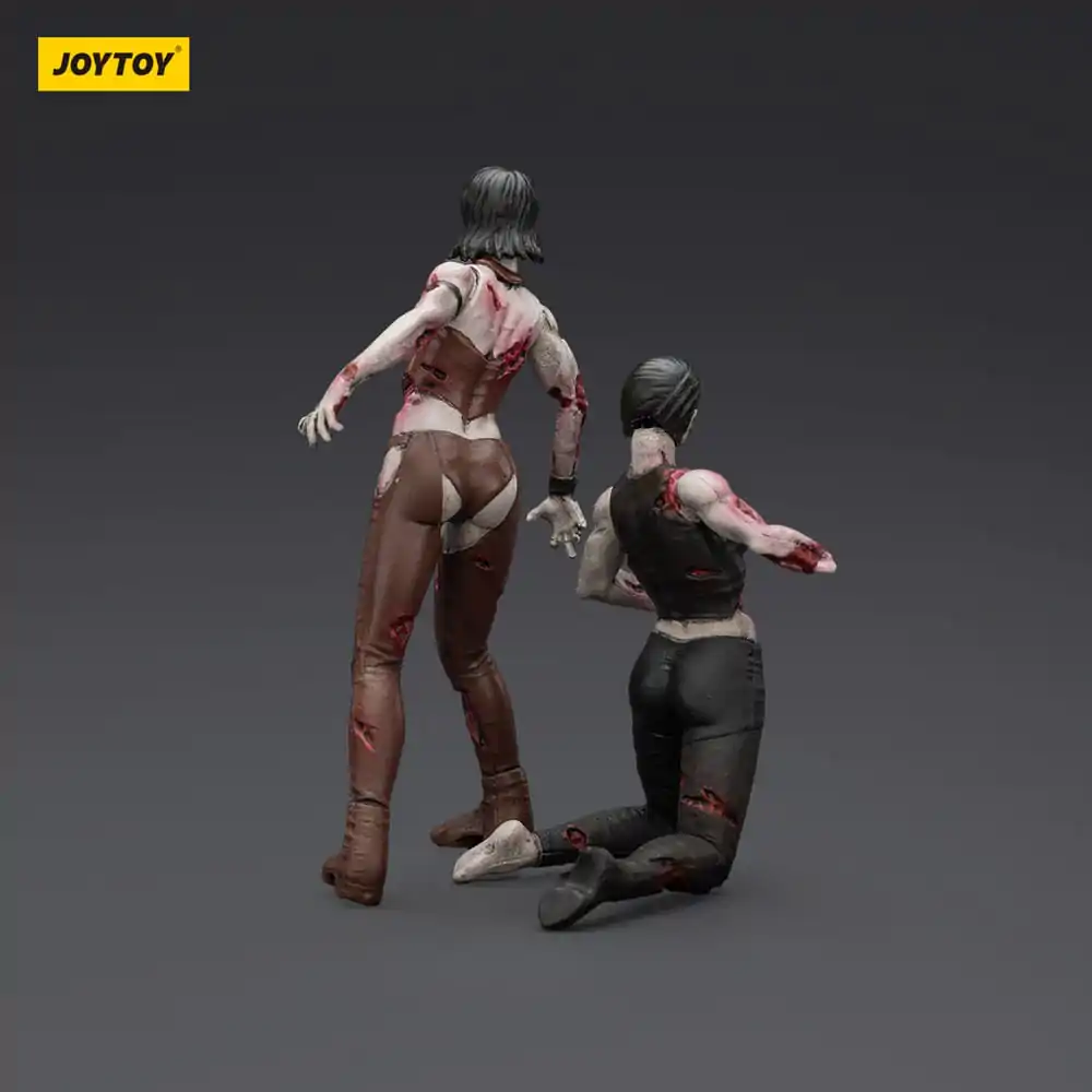 Zombie Dark Source Female wrestlers 2 db-os akciófigura csomag 8 cm termékfotó
