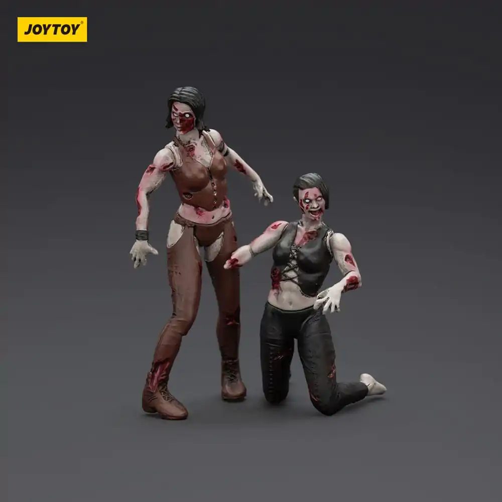 Zombie Dark Source Female wrestlers 2 db-os akciófigura csomag 8 cm termékfotó