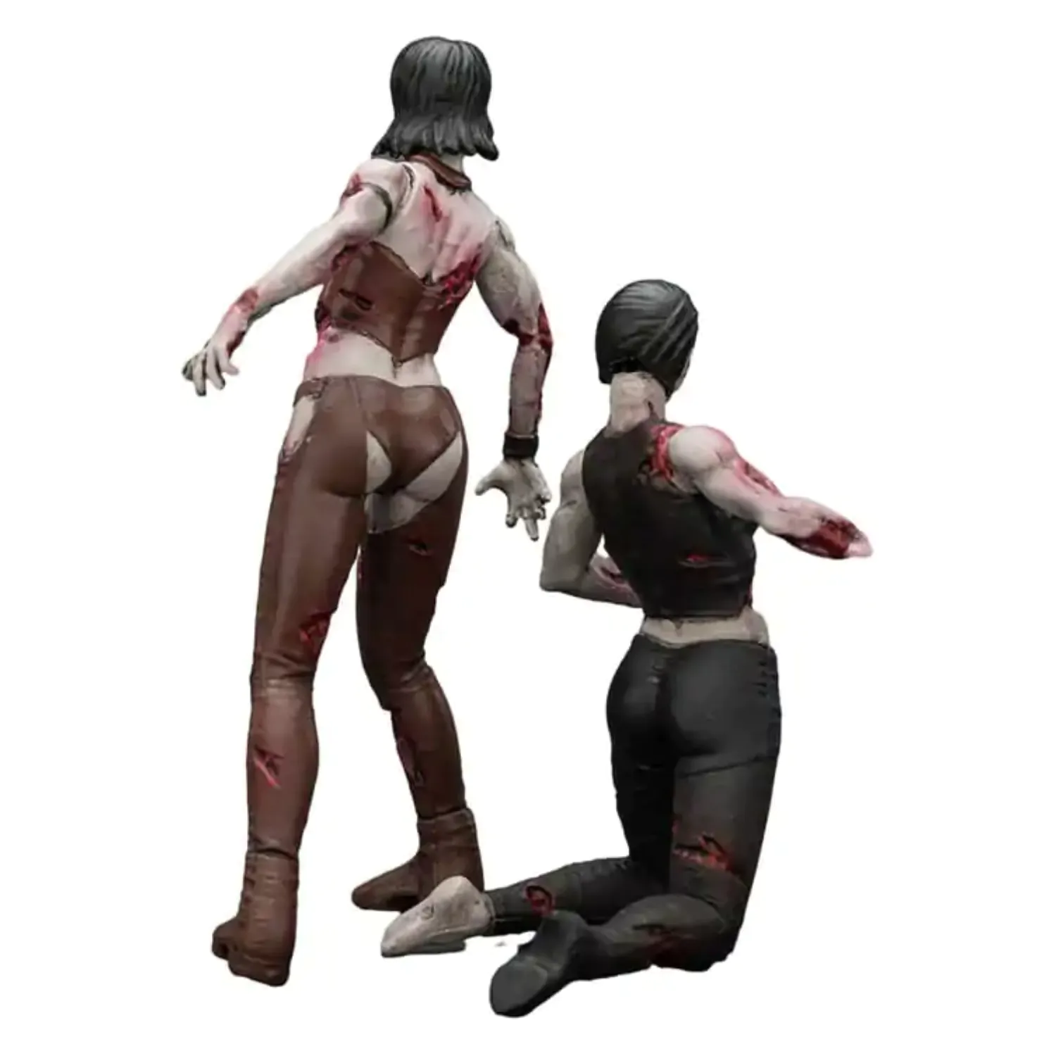 Zombie Dark Source Female wrestlers 2 db-os akciófigura csomag 8 cm termékfotó