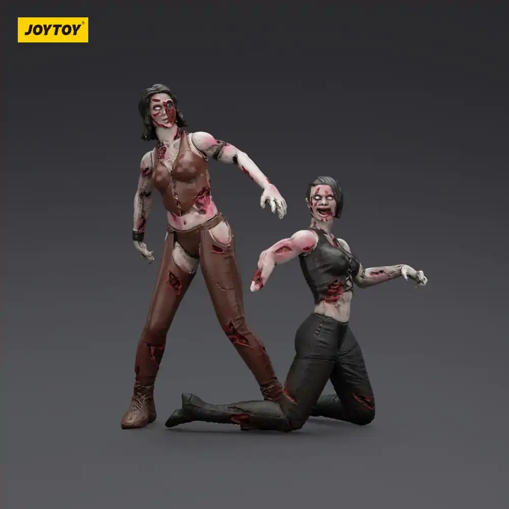 Zombie Dark Source Female wrestlers 2 db-os akciófigura csomag 8 cm termékfotó