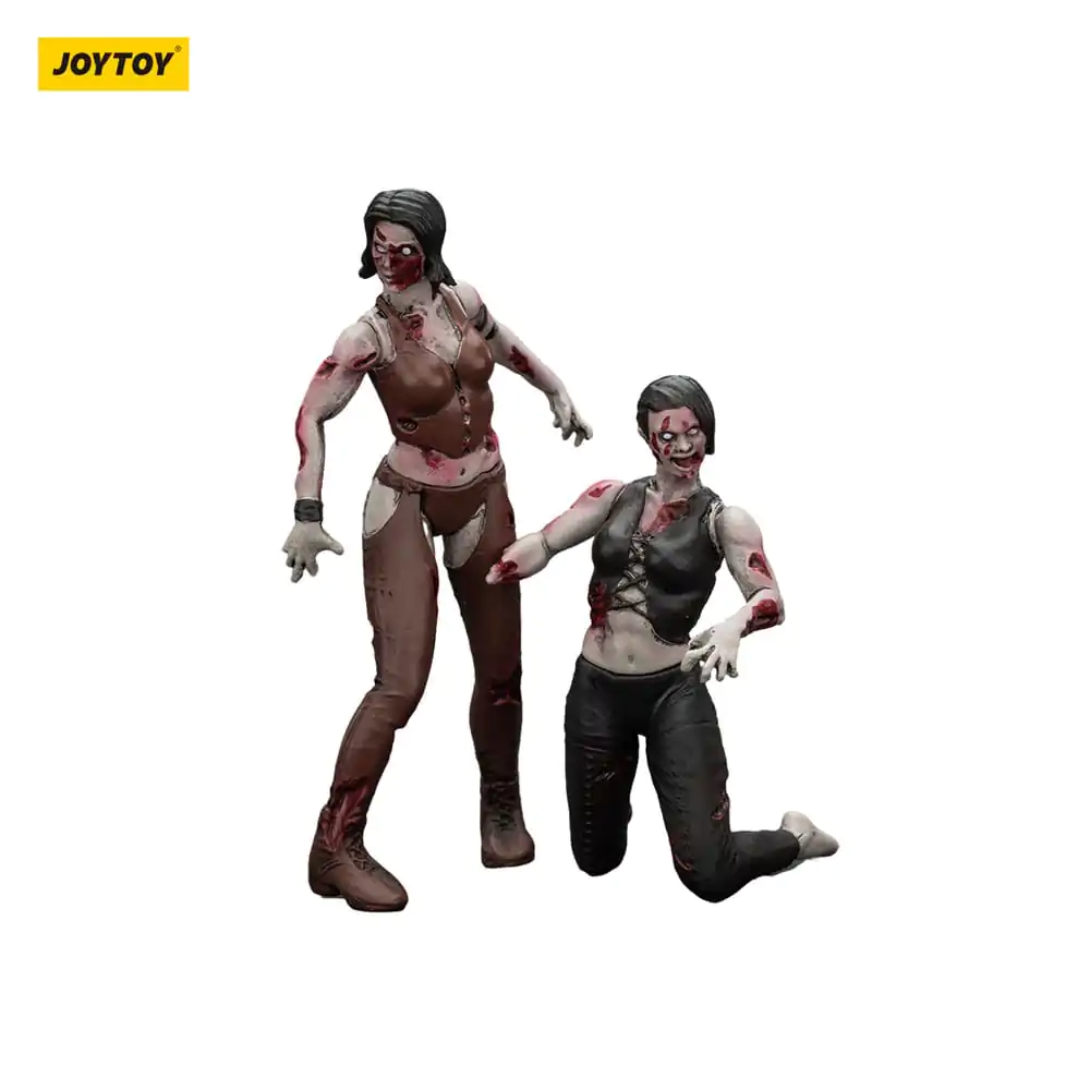 Zombie Dark Source Female wrestlers 2 db-os akciófigura csomag 8 cm termékfotó