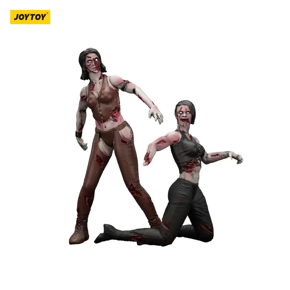 Zombie Dark Source Female wrestlers 2 db-os akciófigura csomag 8 cm termékfotó