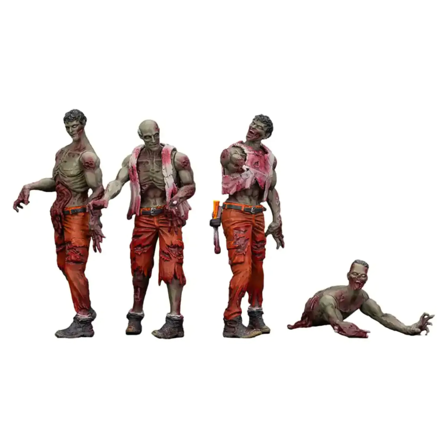Zombie Dark Source Mechanic Team 4 db-os akciófigura csomag 8 cm termékfotó
