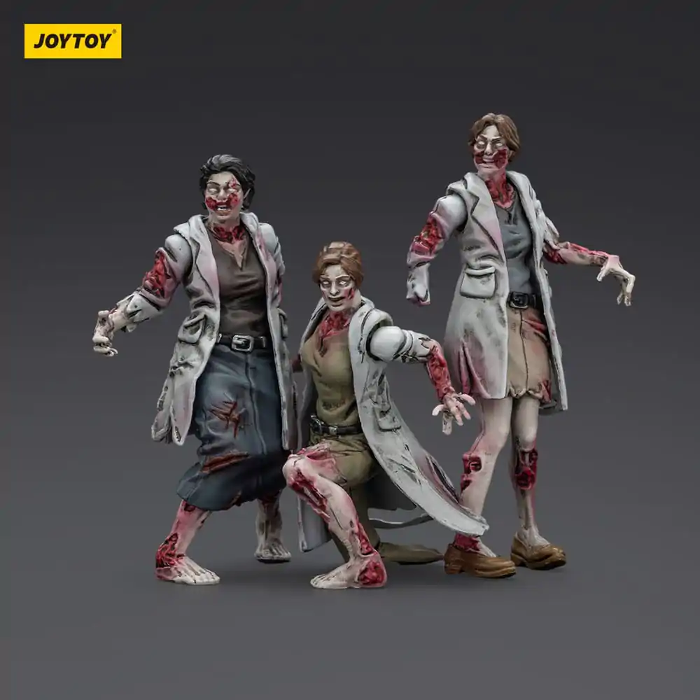 Zombie Dark Source Medics 3 db-os akciófigura csomag 8 cm termékfotó