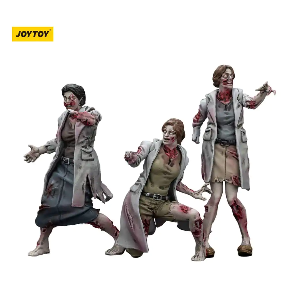 Zombie Dark Source Medics 3 db-os akciófigura csomag 8 cm termékfotó