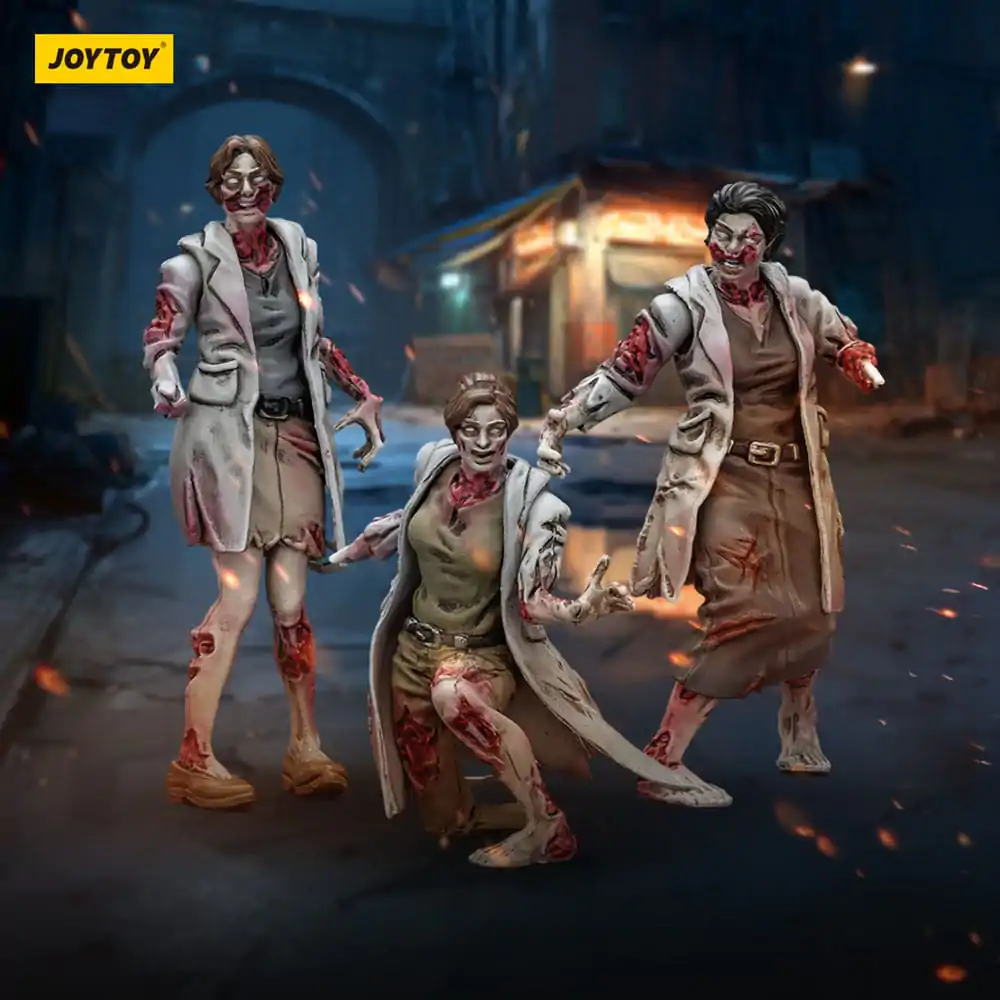 Zombie Dark Source Medics 3 db-os akciófigura csomag 8 cm termékfotó