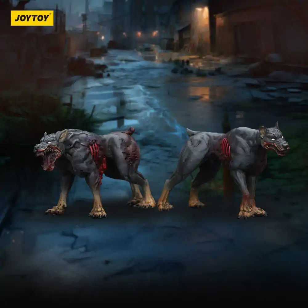 Zombie Dark Source Police Dogs 2 db-os akciófigura csomag 8 cm termékfotó