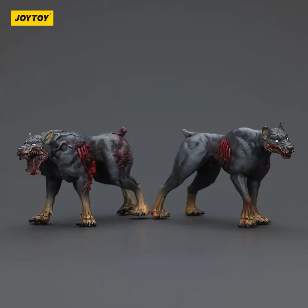 Zombie Dark Source Police Dogs 2 db-os akciófigura csomag 8 cm termékfotó
