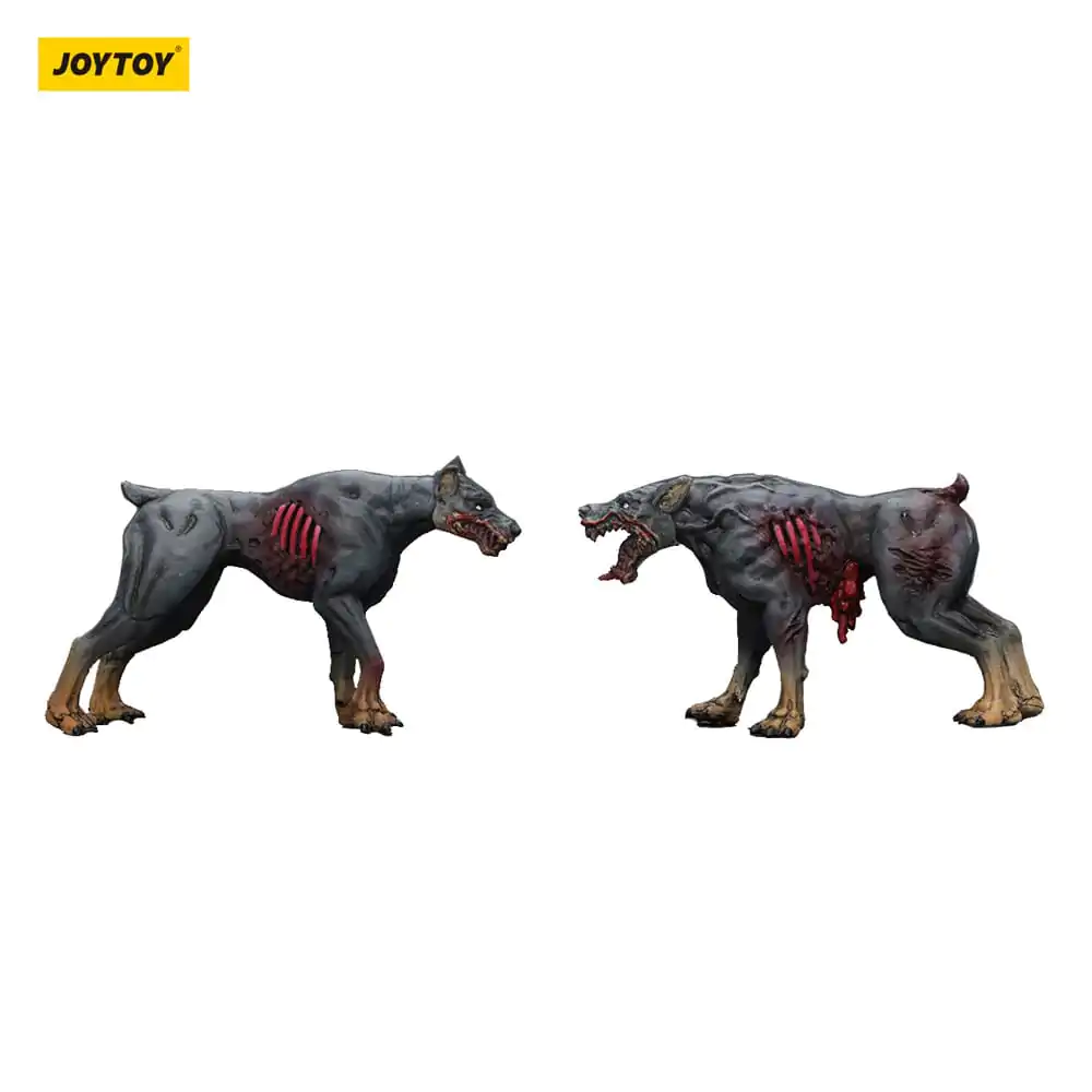 Zombie Dark Source Police Dogs 2 db-os akciófigura csomag 8 cm termékfotó