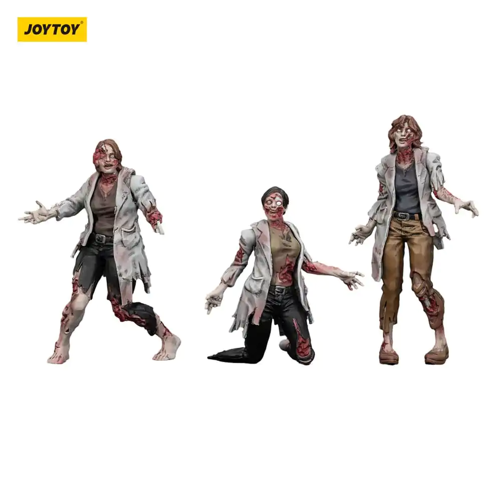 Zombie Dark Source Scientists (Female) 3 db-os akciófigura csomag 8 cm termékfotó