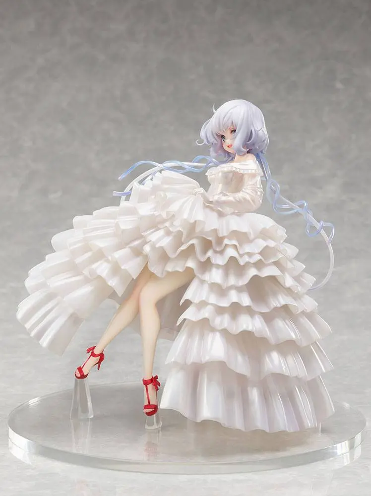Zombie Land Saga Revenge 1/7 Junko Konno Wedding Dress PVC szobor figura 21 cm termékfotó