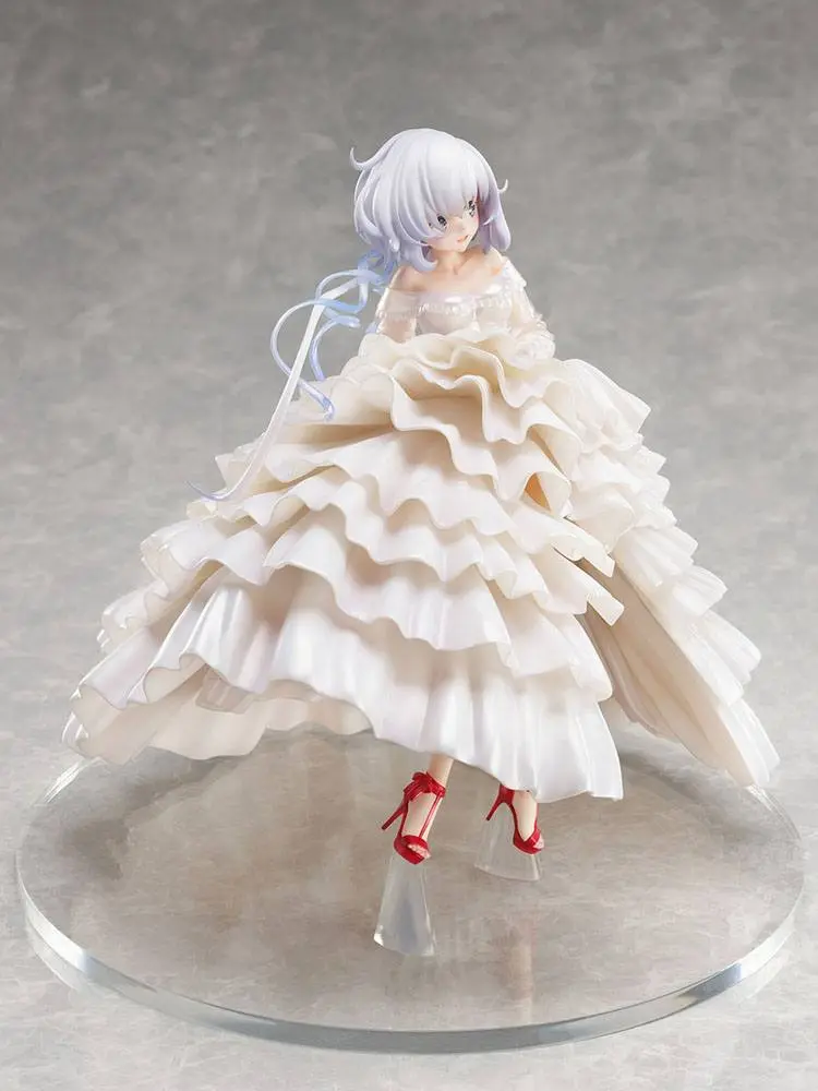 Zombie Land Saga Revenge 1/7 Junko Konno Wedding Dress PVC szobor figura 21 cm termékfotó