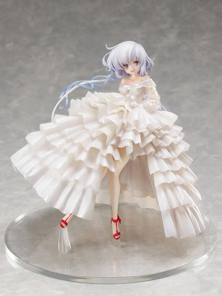 Zombie Land Saga Revenge 1/7 Junko Konno Wedding Dress PVC szobor figura 21 cm termékfotó
