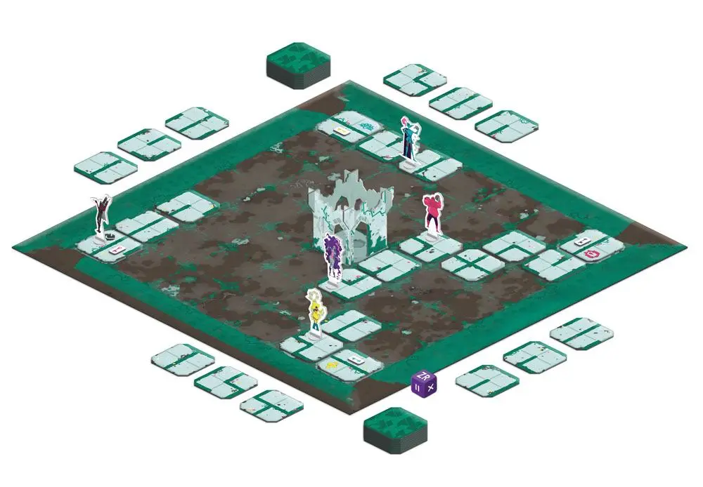 Zombie Princess and the Enchanted Maze Angol nyelvű társasjáték termékfotó