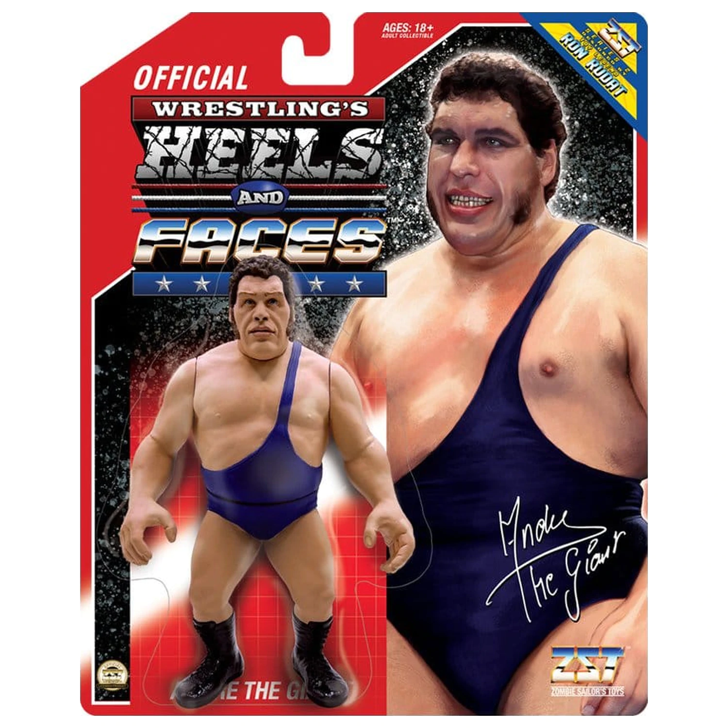 Zombie Sailor's Toys Andre the Giant with blue strap akciófigura 11 cm termékfotó