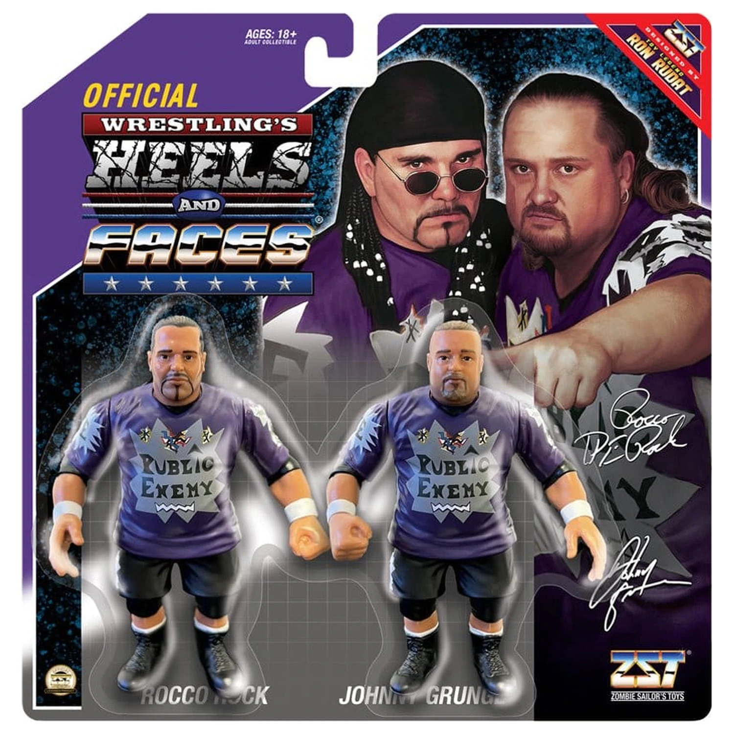 Zombie Sailor's Toys Rocco Rock and Johnny Grunge Public Enemy 2 db-os akciófigura csomag 11 cm termékfotó
