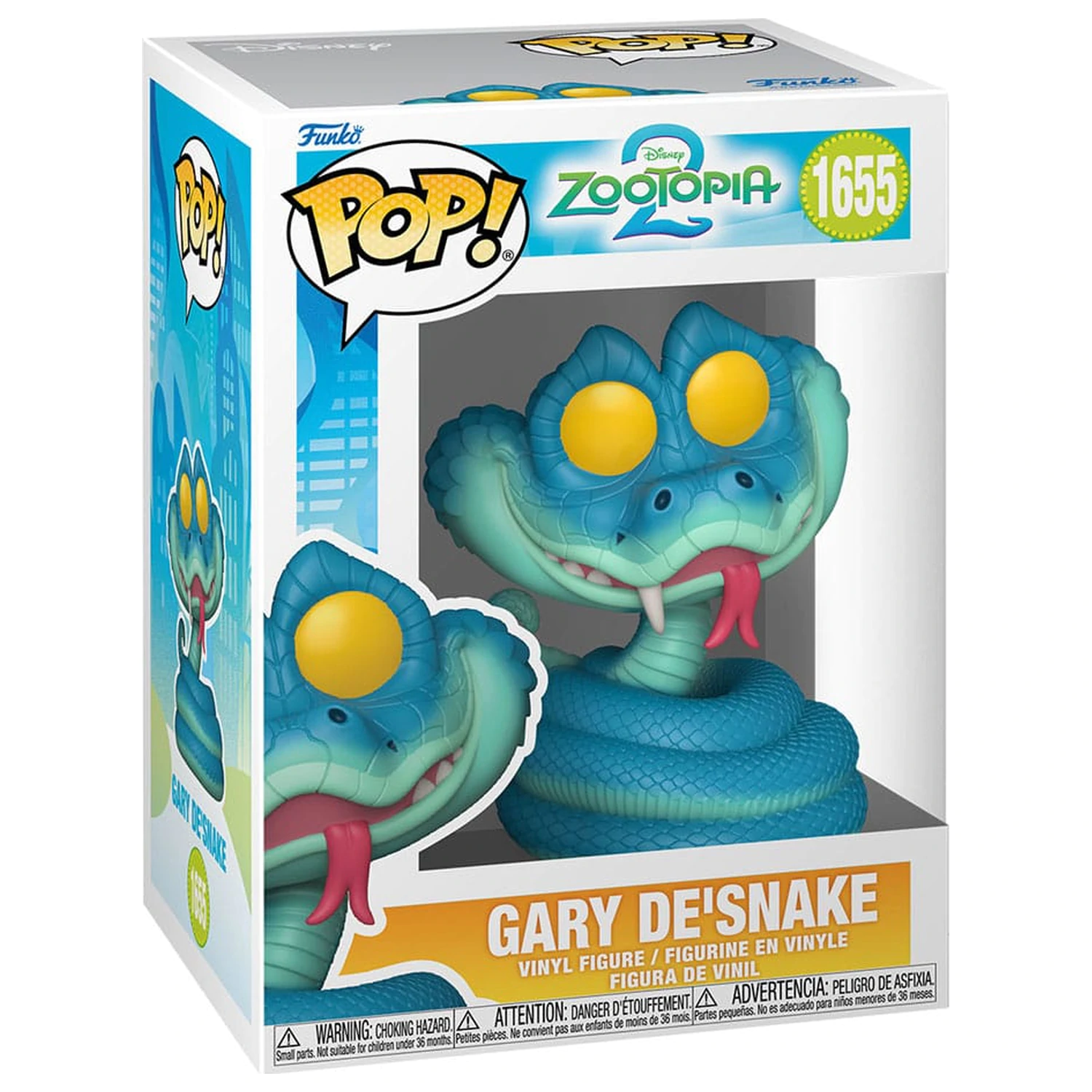 Zootopia 2 Funko POP! Movies Vinyl figura Gary De'Snake 9 cm termékfotó