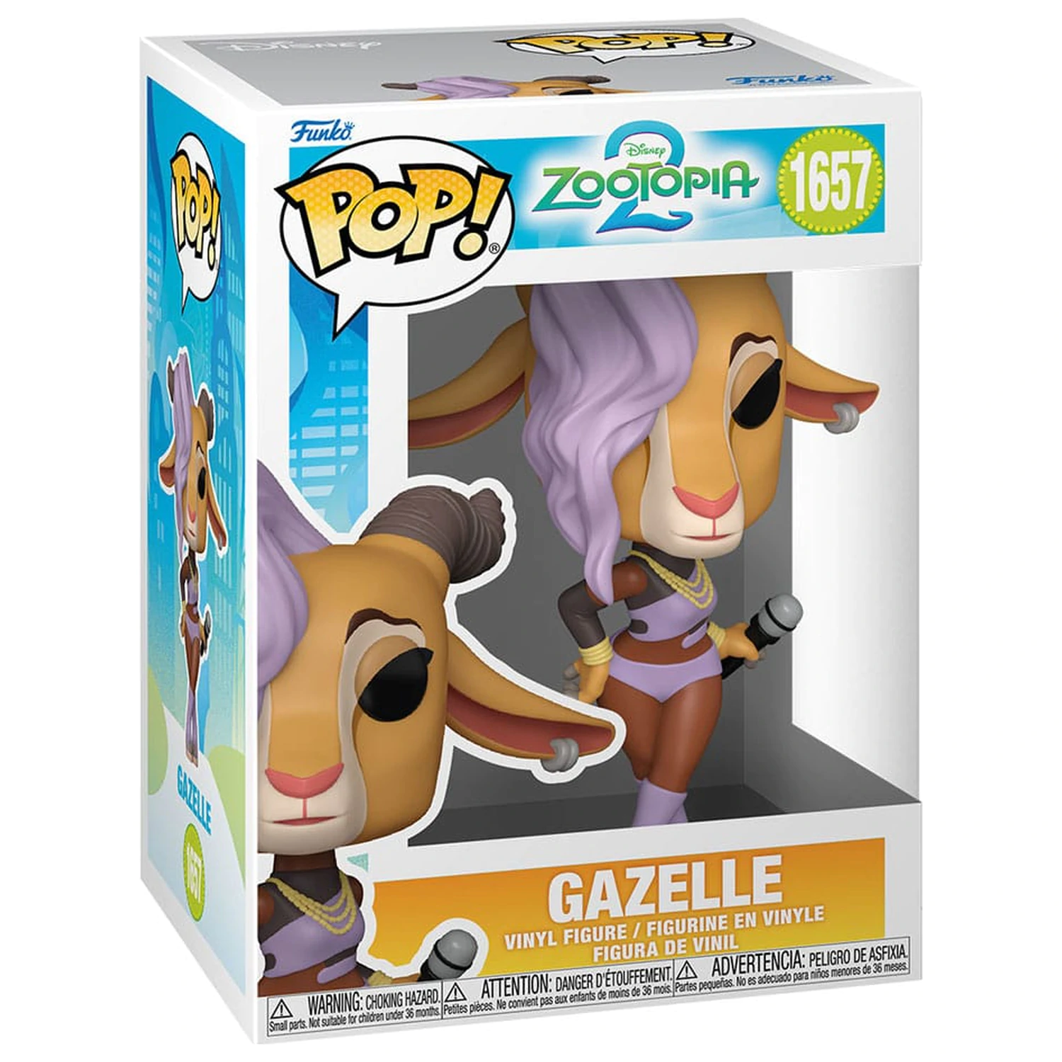 Zootopia 2 Funko POP! Movies Vinyl figura Gazelle 9 cm termékfotó