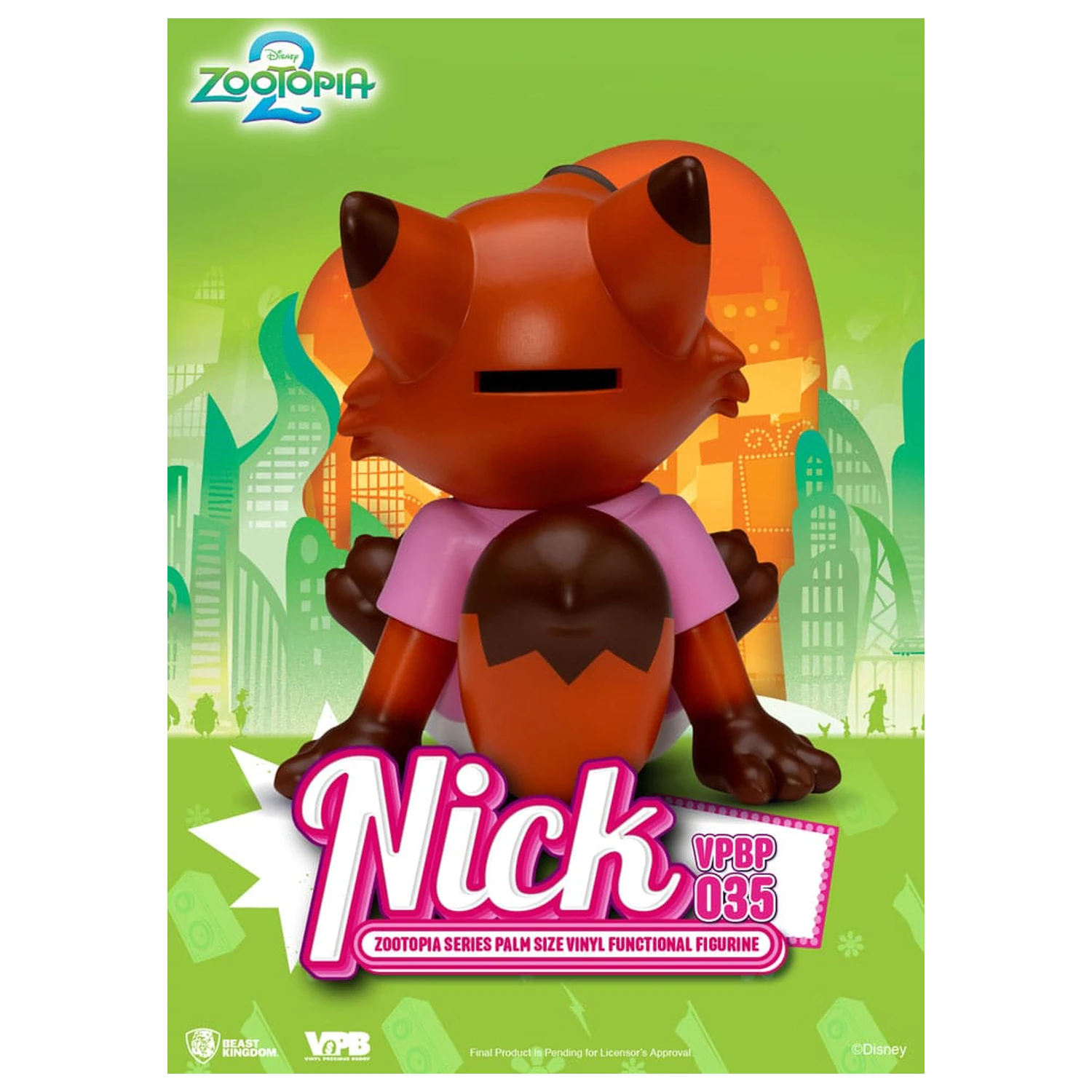 Zootopia Nick Vinyl persely 15 cm termékfotó