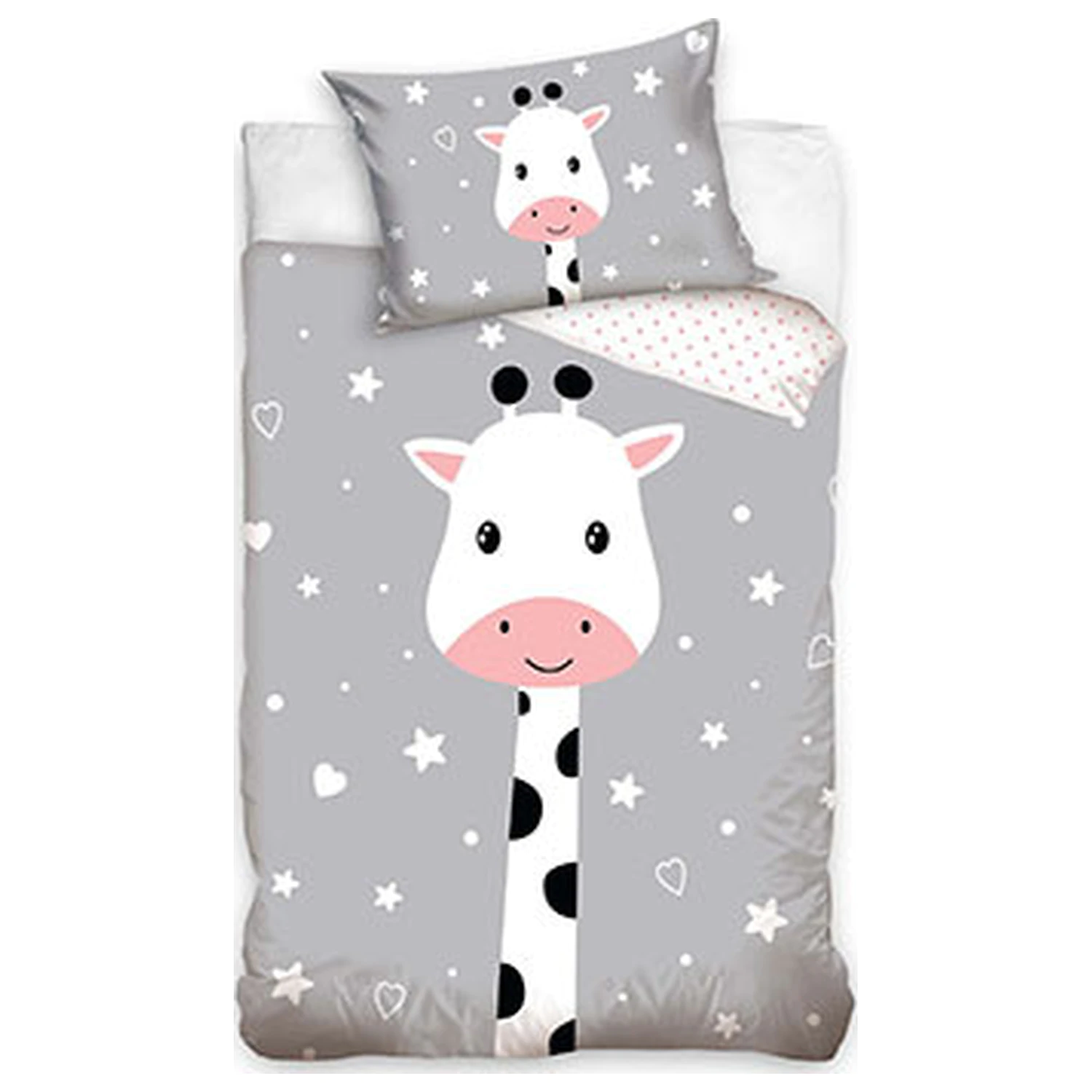 Zsiráf Starry gyerek, ovis ágyneműhuzat termékfotó