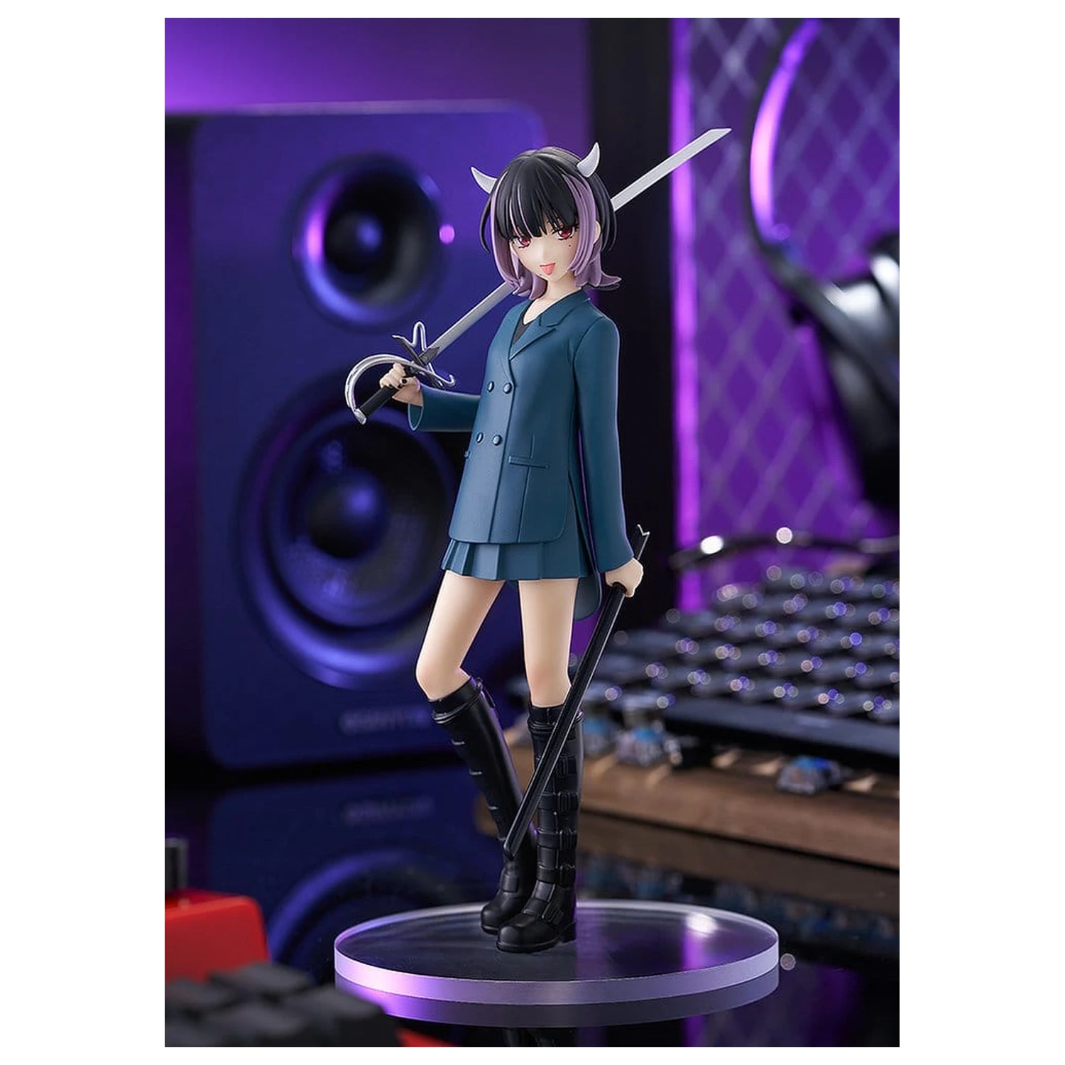 Zutto Mayonaka De Iinoni Pop Up Parade PVC figura Nira-chan Devil (Time Left) 17 cm termékfotó