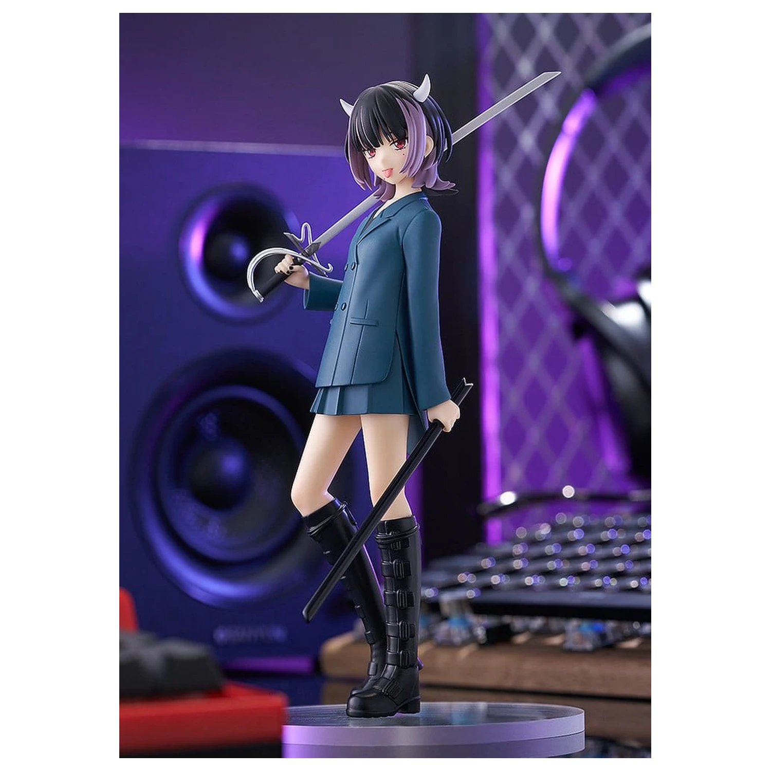 Zutto Mayonaka De Iinoni Pop Up Parade PVC figura Nira-chan Devil (Time Left) 17 cm termékfotó