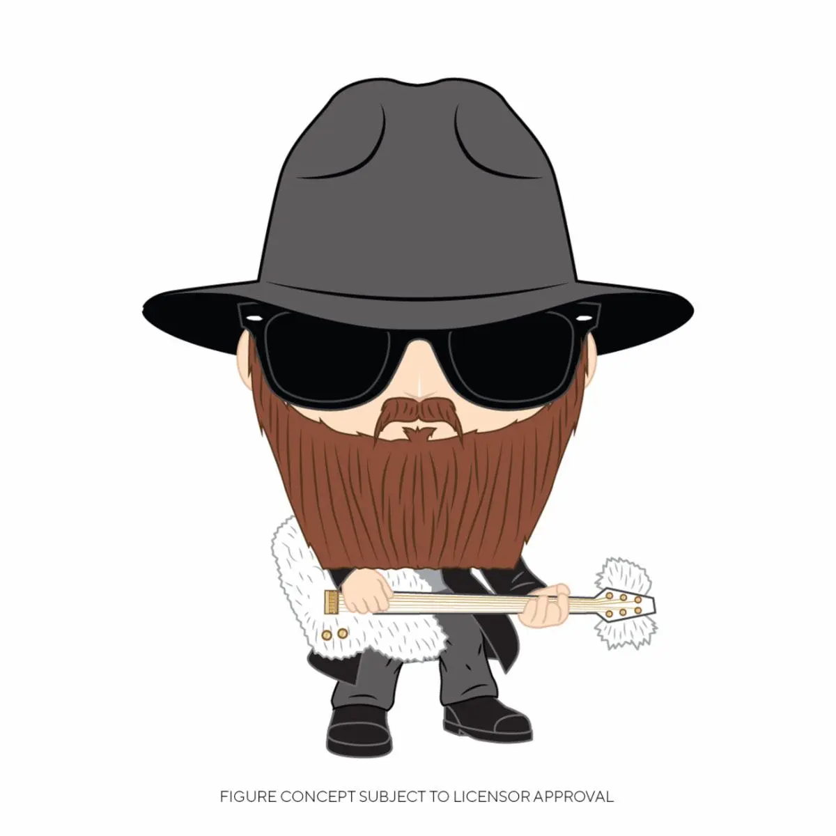 ZZ Top POP! Rocks Vinyl figura Billy Gibbons 9 cm termékfotó