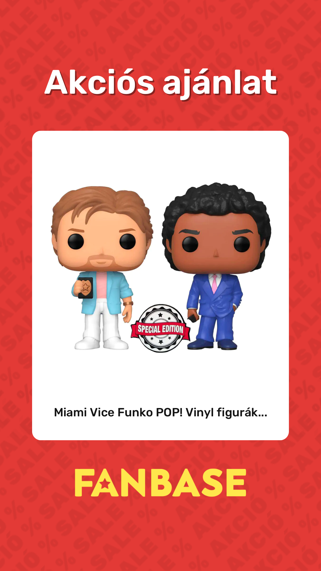 Akciós ajánlat: Miami Vice Funko POP! Vinyl figurák...