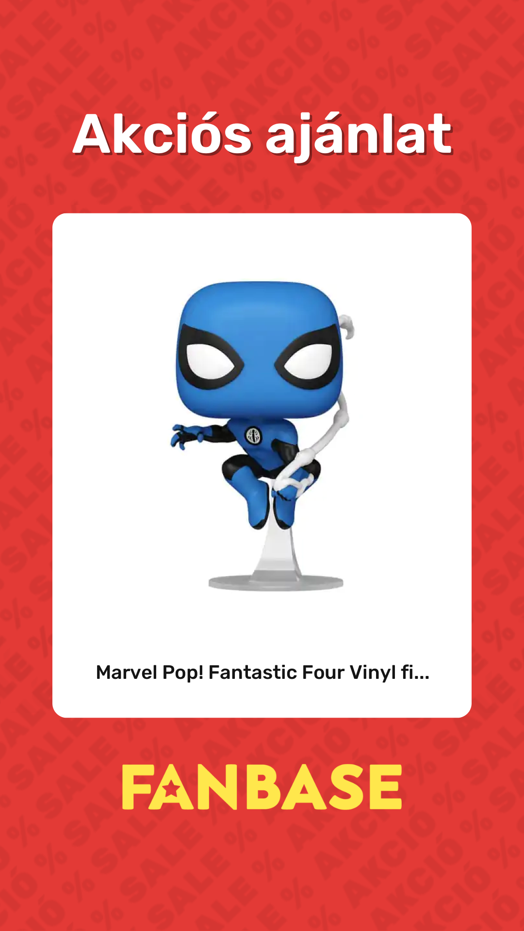 Akciós ajánlat: Marvel Pop! Fantastic Four Vinyl fi...
