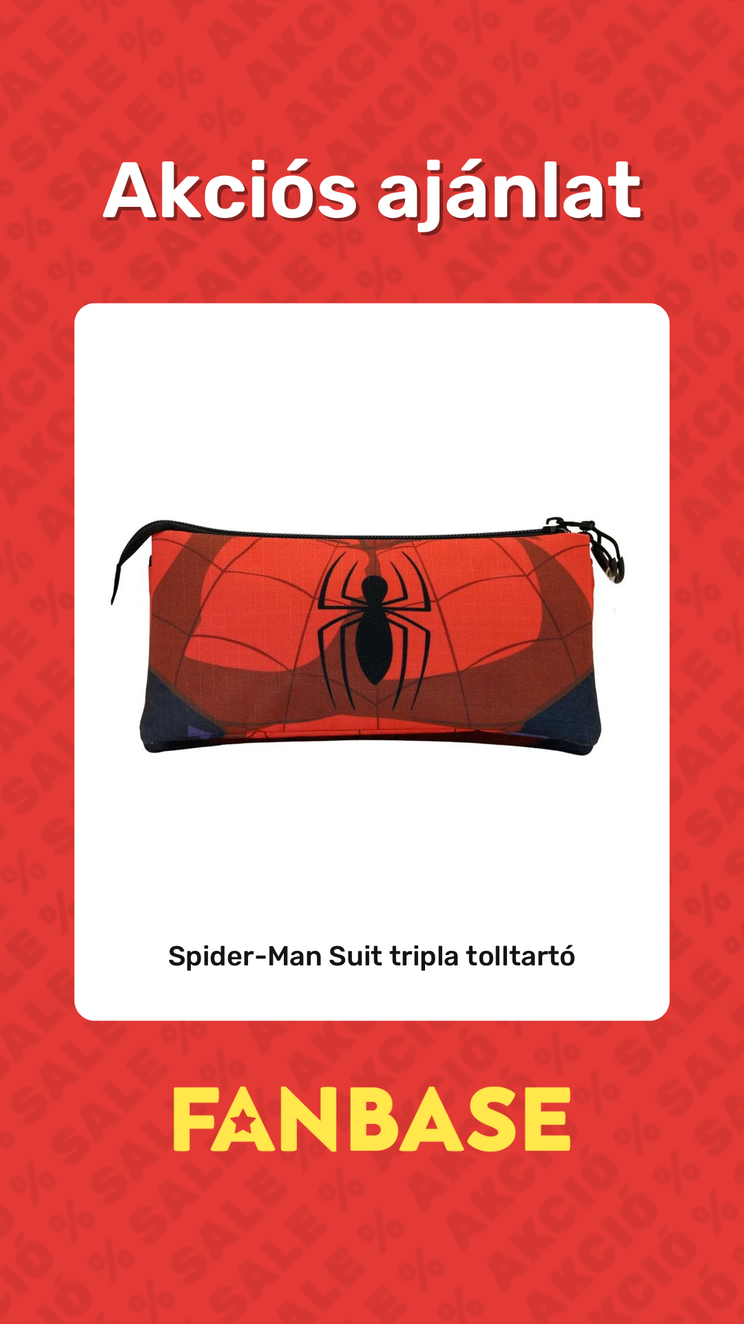Akciós ajánlat: Spider-Man Suit tripla tolltartó