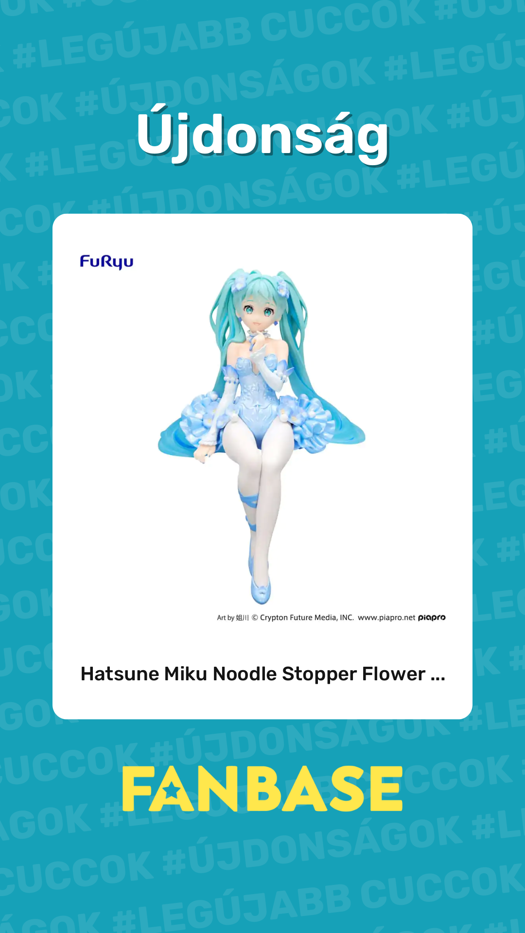 Újdonság: Hatsune Miku Noodle Stopper Flower ...