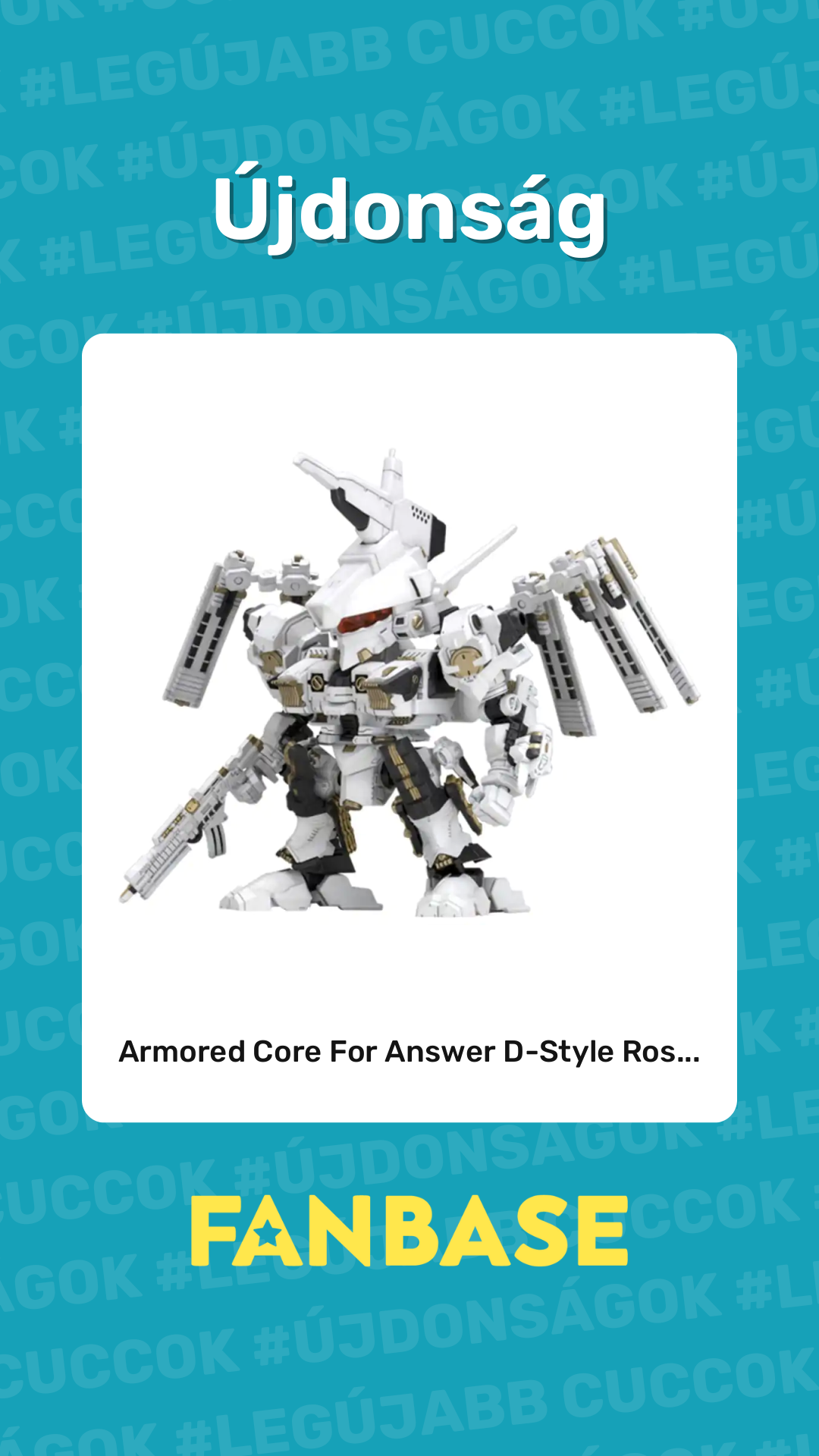 Újdonság: Armored Core For Answer D-Style Ros...