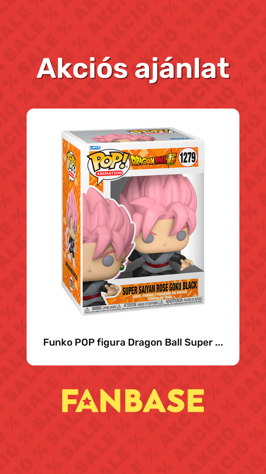 Akciós ajánlat: Funko POP figura Dragon Ball Super ...