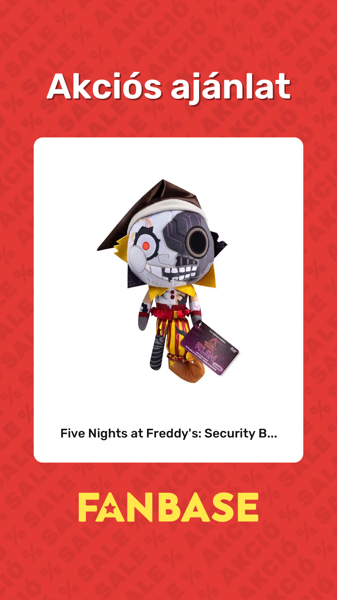 Akciós ajánlat: Five Nights at Freddy's: Security B...
