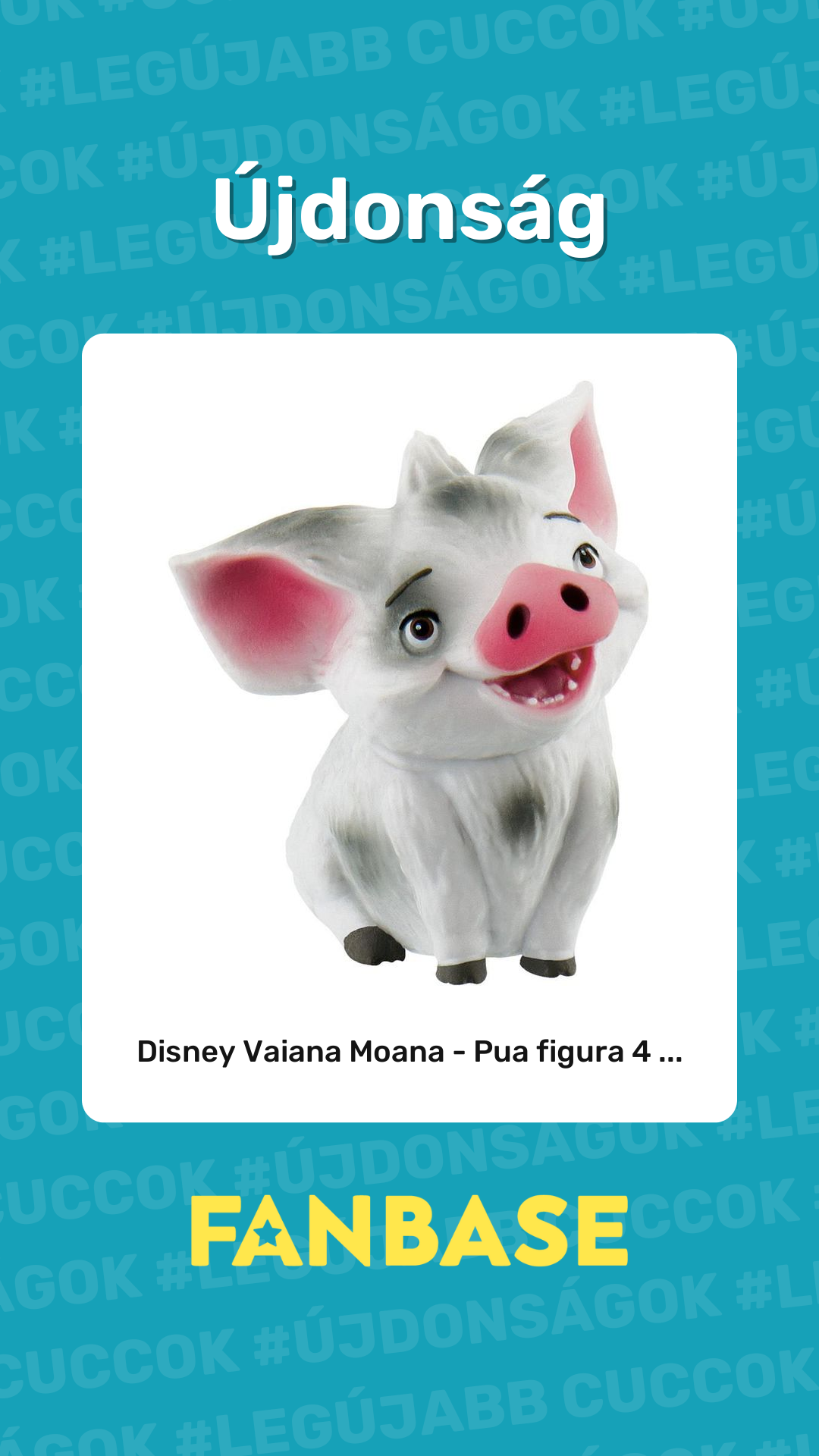 Újdonság: Disney Vaiana Moana - Pua figura 4 ...