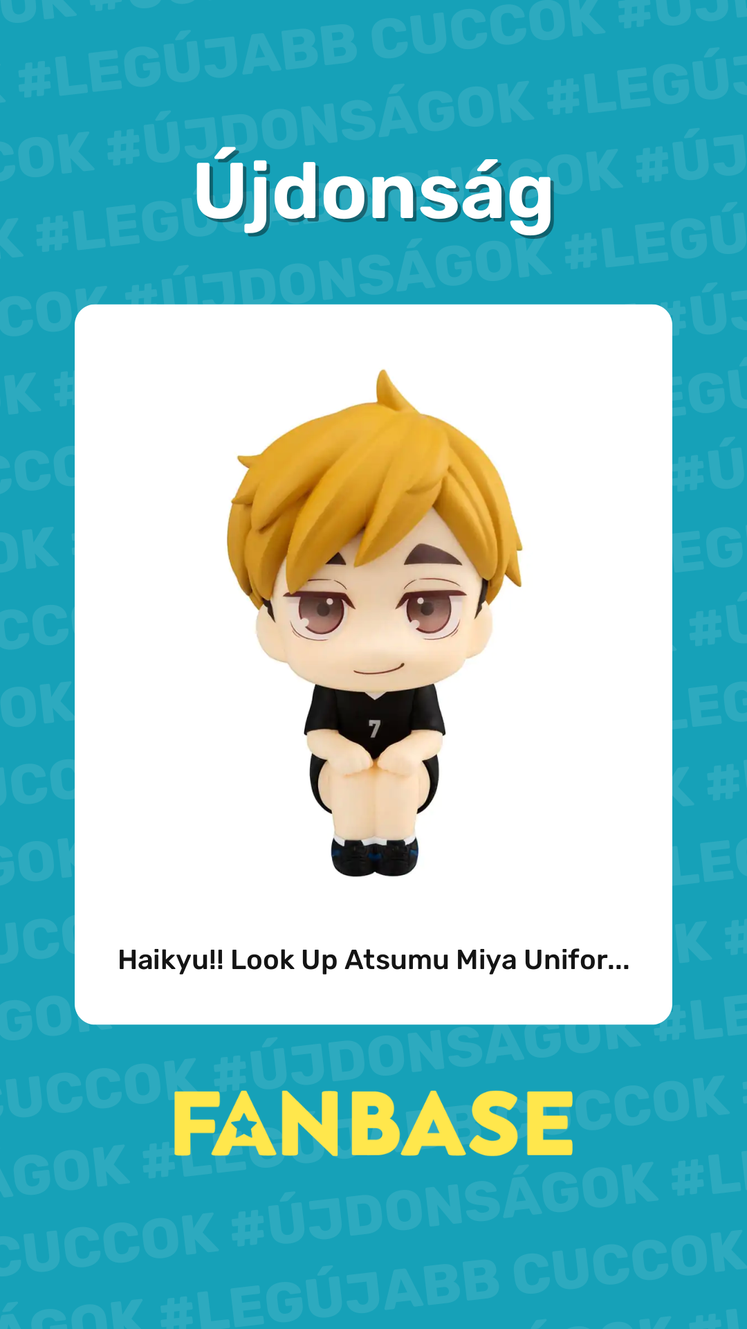 Újdonság: Haikyu!! Look Up Atsumu Miya Unifor...