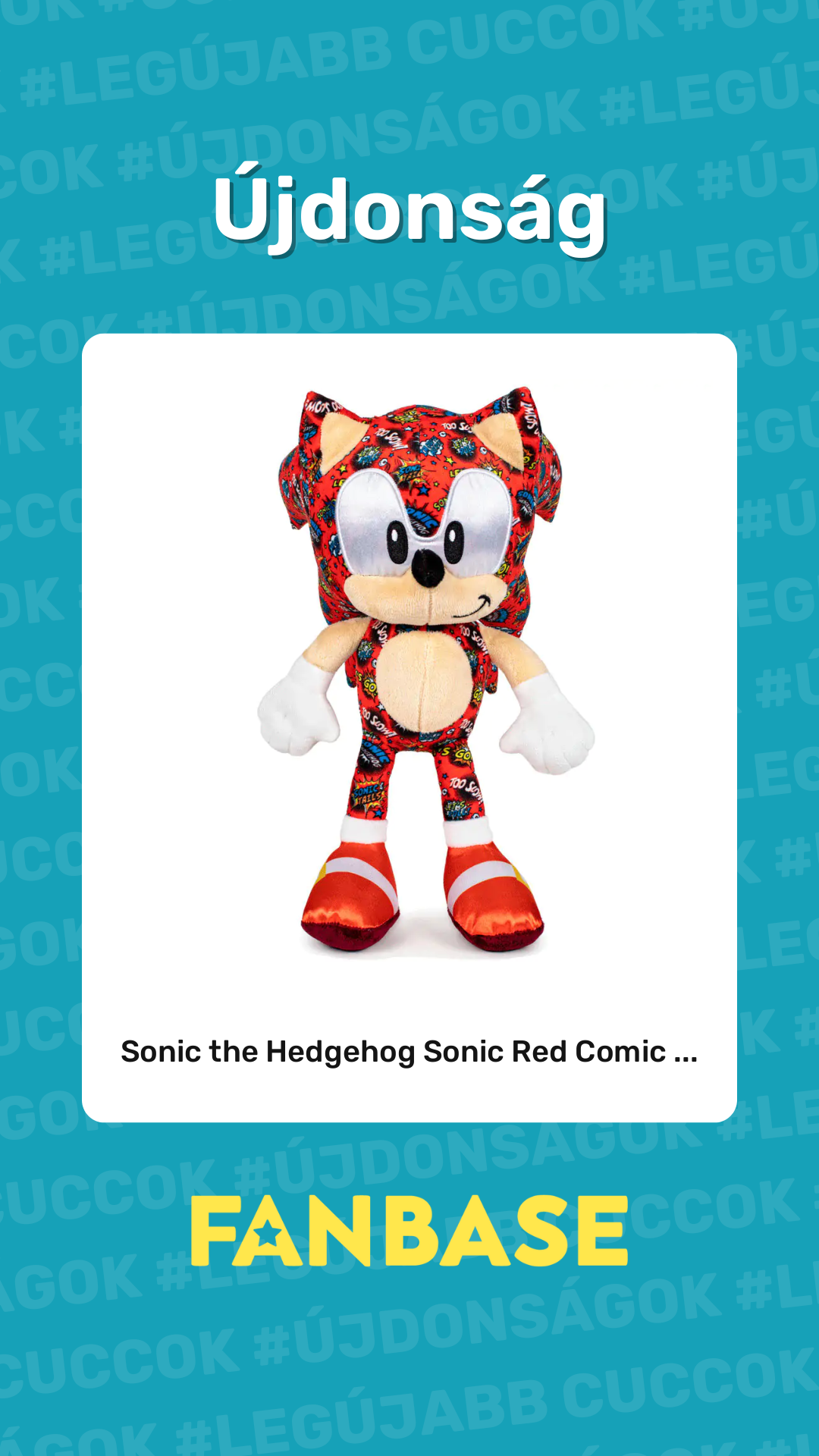 Újdonság: Sonic the Hedgehog Sonic Red Comic ...
