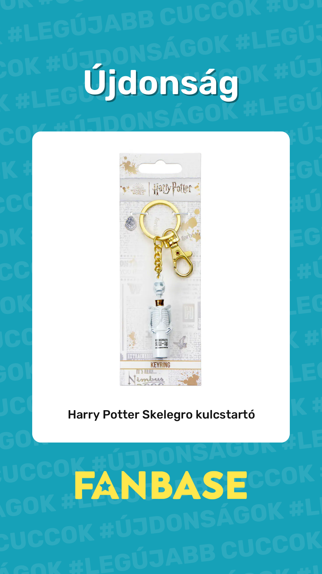 Újdonság: Harry Potter Skelegro kulcstartó