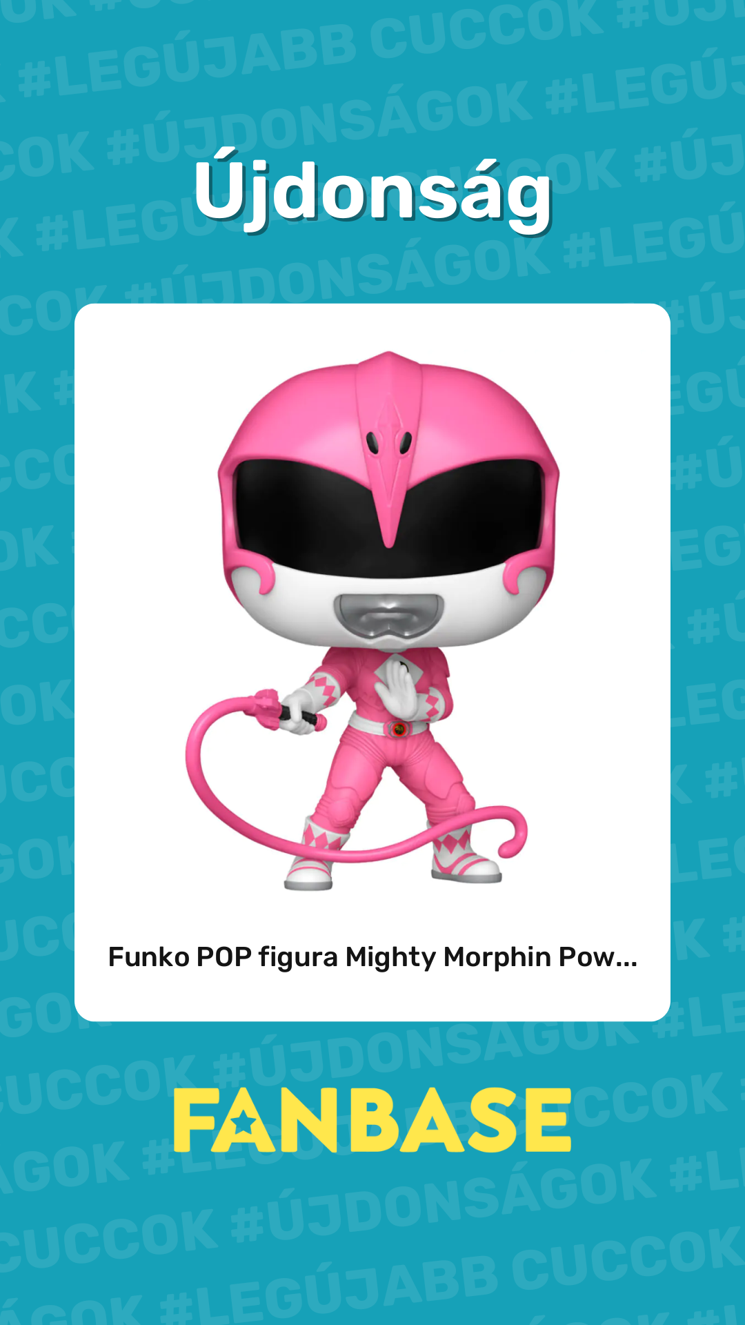Újdonság: Funko POP figura Mighty Morphin Pow...